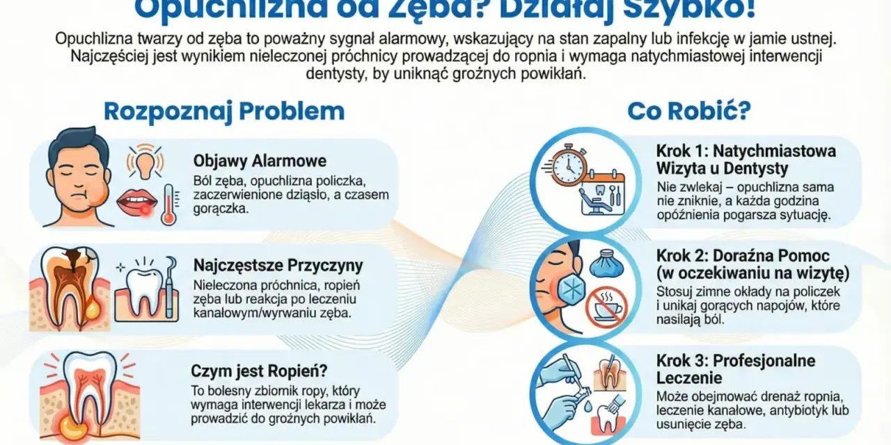 Opuchlizna od zęba: Szybka ulga i kiedy pilnie do dentysty?