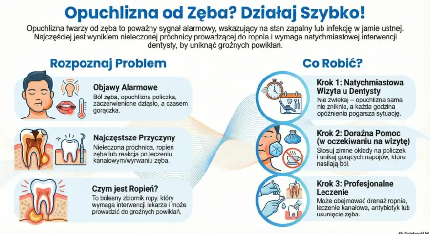 Opuchlizna od zęba: Szybka ulga i kiedy pilnie do dentysty?